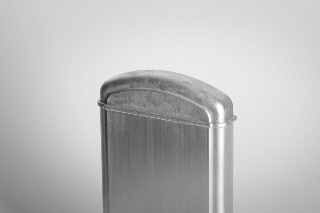 Fence cap - Designation: K98R
Material: casted zinc (GdZnAl4Cu1)
Info: Cap, round
