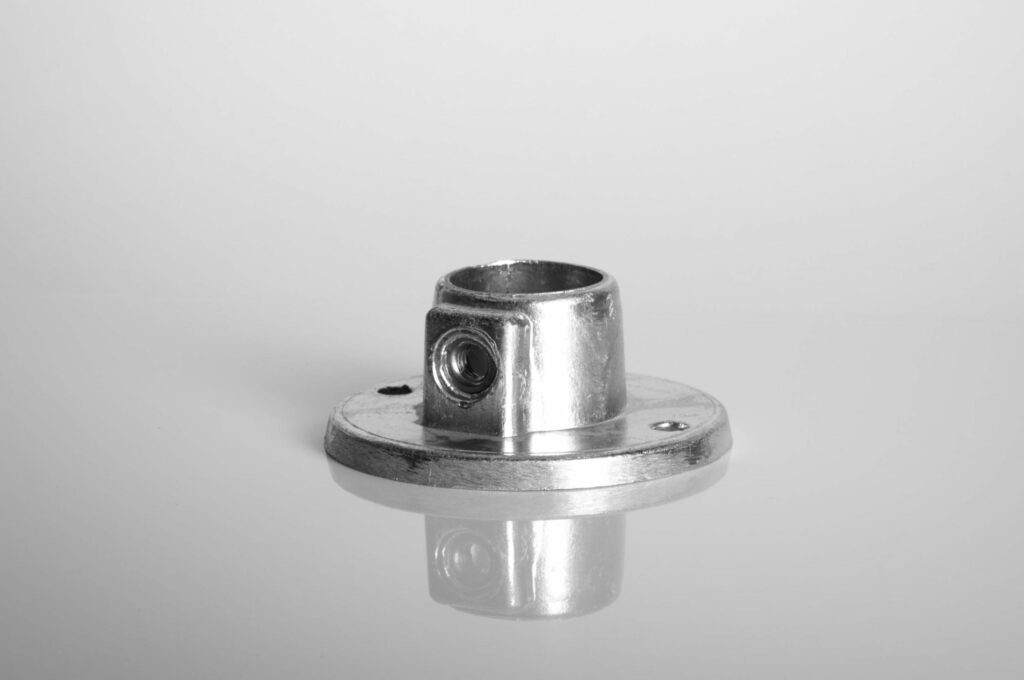 Placa base para atornillar - Info: Para atornillar
para tubo redondo: 30 mm, 40 mm, 60 mm
