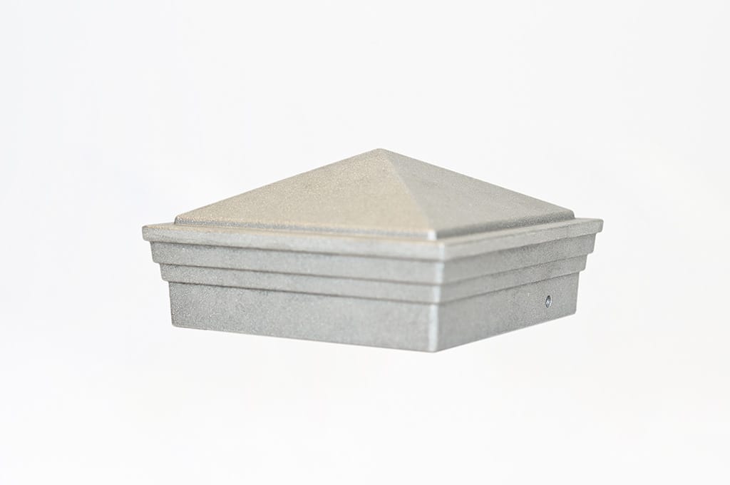 Pyramid cap - Designation: Cap PRIVACY 02 
Material: casted aluminium
Info: for standing Privacy 02
